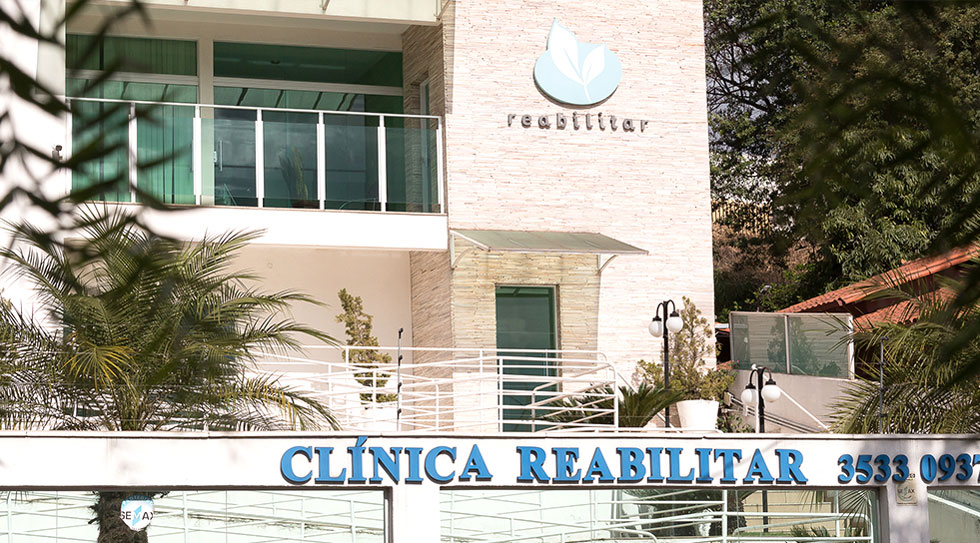 Fachada da Clínica Reabilitar Saúde em Ibirité